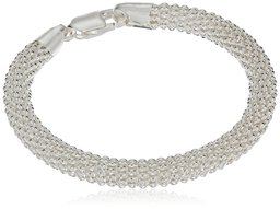 [Find] Amazon Collection Sterling Silver ra-zimessyu Beaded Bracelet