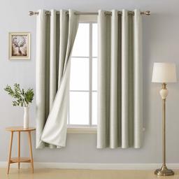 Umi.Essentials Blackout Curtains with Foam Coated, 180x140