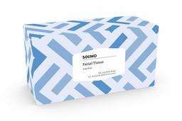 Amazon Brand - Solimo Facial Tissue, 160 count (Pack of 1)