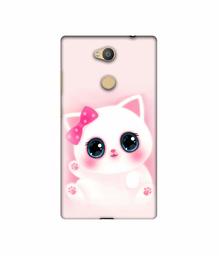 Amazon Brand - Solimo Designer Babby Kitty 3D Printed Hard Back Case Mobile Cover for Sony Xperia L2