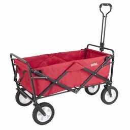 Umi. Essentials Handcart Transport Trolley Extendable Handle Hand Trolley Transport Trolley Folding Garden Trolley 360 ° Rotatable