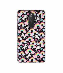 Amazon Brand - Solimo Designer Unicorn Texture UV Printed Soft Back Case Mobile Cover for Lenovo K8 Note