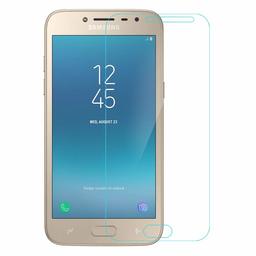 Amazon Brand - Solimo Tempered Glass for Samsung Galaxy J2 (2018) with Installation Kit (Clear)