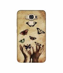 Amazon Brand - Solimo Designer Butterflies 3D Printed Hard Back Case Mobile Cover for Asus Zenfone 3 Max ZC553KL