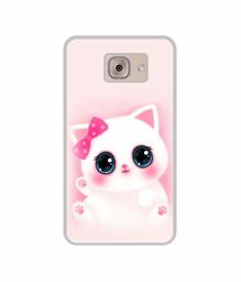 Amazon Brand - Solimo Designer Babby Kitty UV Printed Soft Back Case Mobile Cover for Samsung Galaxy J7 Max