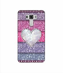 Amazon Brand - Solimo Designer Stone Heart 3D Printed Hard Back Case Mobile Cover for Asus Zenfone 3 Laser ZC551KL