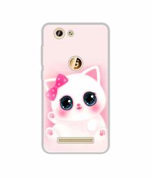 Amazon Brand - Solimo Designer Babby Kitty UV Printed Soft Back Case Mobile Cover for Gionee F103 Pro