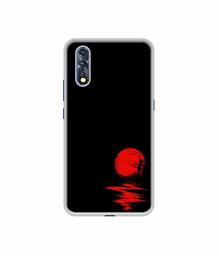 Amazon Brand - Solimo Designer Red Moon UV Printed Soft Back Case Mobile Cover for Vivo Z1x