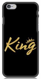 Amazon Brand - Solimo Designer King 3D Printed Hard Back Case Mobile Cover for Apple iPhone 6