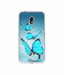 Amazon Brand - Solimo Designer Flying Butterflies UV Printed Soft Back Case Mobile Cover for Nokia 2.2