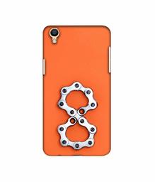 Amazon Brand - Solimo Designer Number Eight 3D Printed Hard Back Case Mobile Cover for Oppo F1 Plus