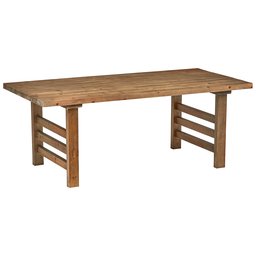 Amazon Brand – Stone & Beam Reclaimed Fir Rustic Wood Dining Kitchen Table, 78.8