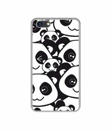 Amazon Brand - Solimo Designer Panda Texture UV Printed Soft Back Case Mobile Cover for Oppo A71