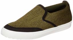 Amazon Brand - Symbol Men's Olive Mesh Sneakers-8 UK (42 EU) (9 US) (AZ-SY-406)