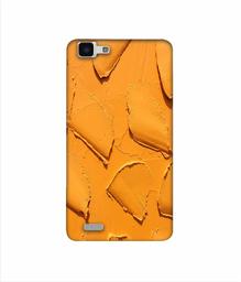 Amazon Brand - Solimo Designer Yellow Texture Wall 3D Printed Hard Back Case Mobile Cover for Vivo Y27L