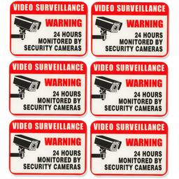 Basics Video Surveillance Sign, 2 1/2