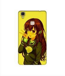 Amazon Brand - Solimo Designer DJ Girl Vector 3D Printed Hard Back Case Mobile Cover for Vivo V3 Max