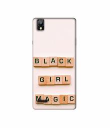 Amazon Brand - Solimo Designer Black Girl Magic 3D Printed Hard Back Case Mobile Cover for Oppo A35