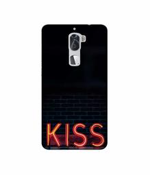 Amazon Brand - Solimo Designer Kiss 3D Printed Hard Back Case Mobile Cover for Coolpad Cool1 Dual