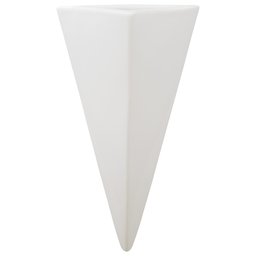 Amazon Brand – Rivet Triangular Wall Mount Vase, 8.75