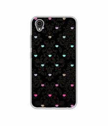 Amazon Brand - Solimo Designer Heart Texture UV Printed Soft Back Case Mobile Cover for Vivo Y90