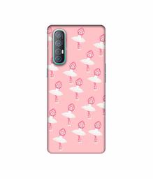 Amazon Brand - Solimo Designer Monkey with Skart 3D Printed Hard Back Case Mobile Cover for Oppo Reno 3 Pro