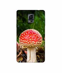 Amazon Brand - Solimo Designer Red Mushroom 3D Printed Hard Back Case Mobile Cover for Samsung Galaxy Note 4