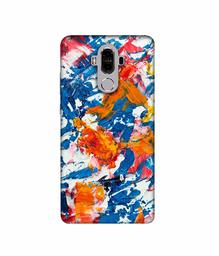 Amazon Brand - Solimo Designer Wax Color Mash On Canvas 3D Printed Hard Back Case Mobile Cover for Huawei Mate 9