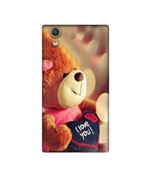 Amazon Brand - Solimo Designer Teddy Bear UV Printed Soft Back Case Mobile Cover for Sony Xperia R1 Plus