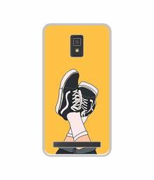 Amazon Brand - Solimo Designer Boy Shoes Pattern UV Printed Soft Back Case Mobile Cover for Lenovo A6600