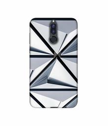 Amazon Brand - Solimo Designer Hexagon Texture 3D Printed Hard Back Case Mobile Cover for Huawei Honor 9i