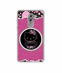 Amazon Brand - Solimo Designer Kitty with Glitter UV Printed Soft Back Case Mobile Cover for Huawei Honor 6X