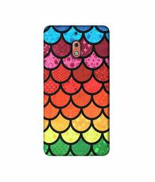 Amazon Brand - Solimo Designer Multicolor Pattern 3D Printed Hard Back Case Mobile Cover for Nokia 2.1