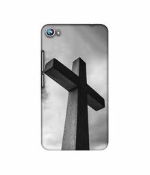 Amazon Brand - Solimo Designer Cross 3D Printed Hard Back Case Mobile Cover for Micromax Canvas Fire 4 A107