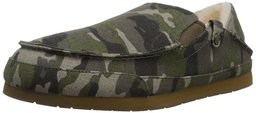 206 Collective Amazon Brand Bower - Zapatillas de mocasín para Hombre con Espalda Plegable, Color Verde Camuflaje, 7 D US