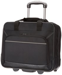 AmazonBasics Rolling Bag Laptop Computer Case with Wheels (Renewed)