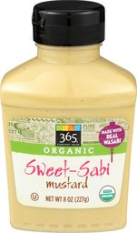 365 Everyday Value, Organic Sweet-Sabi Mustard, 8 Ounce