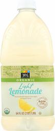 365 Everyday Value, Organic Light Lemonade, 64 fl oz