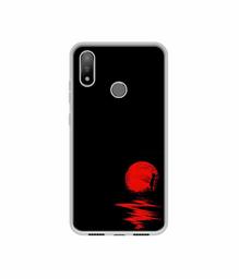 Amazon Brand - Solimo Designer Red Moon UV Printed Soft Back Case Mobile Cover for Panasonic Eluga X1