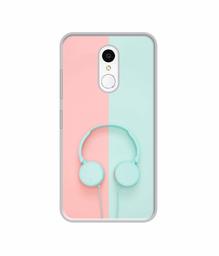 Amazon Brand - Solimo Designer Head Phone UV Printed Soft Back Case Mobile Cover for Spice V801