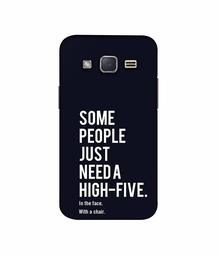 Amazon Brand - Solimo Designer High-Five 3D Printed Hard Back Case Mobile Cover for Samsung Galaxy J2