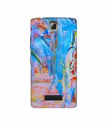 Amazon Brand - Solimo Designer Light Multicolor Canvas 3D Printed Hard Back Case Mobile Cover for Lenovo A2010