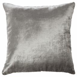 Amazon Brand – Rivet Contemporary Shiny Luxe Velvet Throw Pillow - 17 x 17 Inch, Glacier