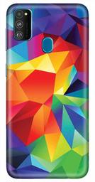 Amazon Brand - Solimo Designer Triangle Pattern 3D Printed Hard Back Case Mobile Cover for Samsung Galaxy M21 / M30s