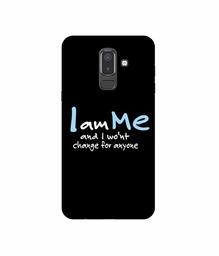 Amazon Brand - Solimo Designer Quotes 3D Printed Hard Back Case Mobile Cover for Samsung Galaxy J8