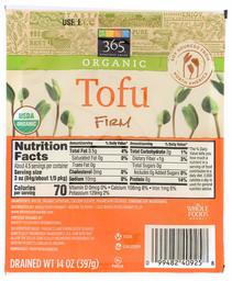 365 Everyday Value, Organic Tofu, Firm, 14 oz