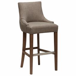 Stone & Beam Celinda Tufted High-Back Barstool, 42.9