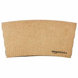 AmazonBasics Kraft Cup Sleeve for 10 and 12oz Paper Cup, 500-Count