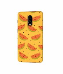 Amazon Brand - Solimo Designer Watermelon Pattern 3D Printed Hard Back Case Mobile Cover for Oneplus 6T