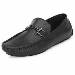 Stanton Men's Black Loafers-7 UK (41 EU) (8 US) (FK/YT1903/BLK)